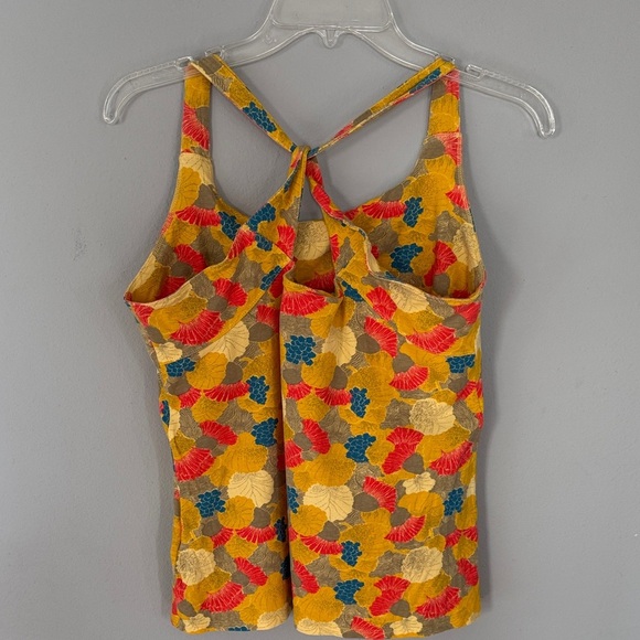 Floral Cross-Back Women's Top The North Face Large Built in Bra - Picture 2 of 5